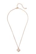 Diamante Pendant Necklace - Gold / One image