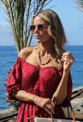 Pebble and Ruby Necklace Set - Gold / One image