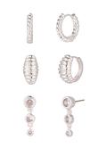 3 Set of Mini Hoop Earrings image