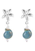 Starfish Drop Earrings - Silver / One image