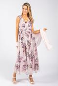 Sleeveless Floral Mesh Dress - Pink Mix / 16 image