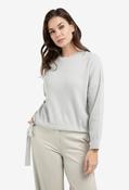 Tie Detail Knit Jumper - Grey / L image