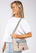 Compact Zip Pocket Crossbody Bag - Beige / F/S image