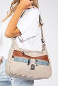 Zip Pocket Crossbody Bag - Beige / F/S image