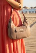 Curved Shoulder Bag - Pink / F/S image