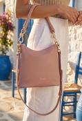 Crossbody Bag with Twist Handle - Pink / F/S image