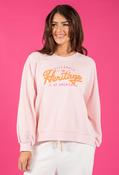 California Relaxed Fit Jumper - Pink / F/S