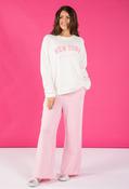 Wide Leg Joggers - Pink / F/S image