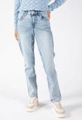 “Ab”solution® Mid-Rise Booty Lift Straight Leg Jeans - Light Denim / 8 image