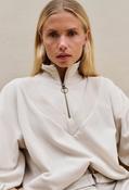 Half-Zip Knit Jumper - Beige / L image