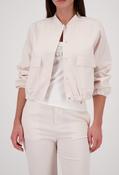 Satin Cargo Jacket - Cream / 36 image