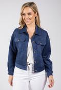 Corner Faux Suede Jacket - Navy / 10