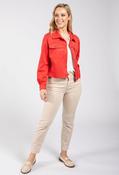 Corner Faux Suede Jacket - Orange / 16 image