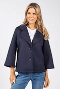 Waffle Texture Jacket - Navy / S image