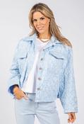 Floral Quilted Jacket - Blue / F/S image