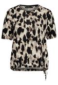 Leopard Print Top - Beige/Black / 46 image