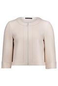 3/4 Sleeve Zip-Up Jacket - Pastel Sand / 42 image