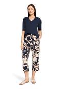 Floral Print 3/4 Length Trousers image