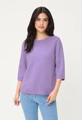 3/4 Sleeve Knit Jumper - Lavender / 42