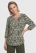 Animal Print Blouse - Sage / 46 image