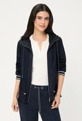 Hooded Zip-Up Jacket - Dark Navy / 40 image