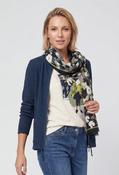 Floral Print Scarf - Green / One