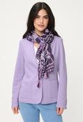 Floral Print Scarf - Purple Rose / One image
