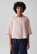 Flippa Loose Fit Linen Blouse - Rose Tint / 40 image
