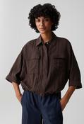 Fropa Crash blouse - Affogato / 40 image