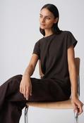 Salti Short Sleeve Top - Brown / 44 image