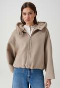 Hikone Wool Double Jacket - Dusty Beige / S image