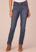"Ab"solution® High Rise Straight Leg Jeans - Indigo / 14 image