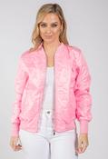 Floral Quilt Bomber Jacket - Pink / F/S
