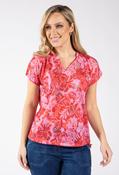 Aloha Floral Knit Top - Pink / 10 image