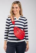 Striped Crossbody Bag - Red / F/S image