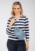 Striped Crossbody Bag - Blue / F/S