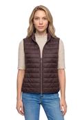 Wadding Quilted Gilet - Maroon / 38