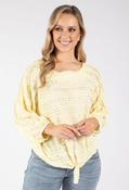Sofia Ruffled Tie Front Top image