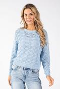 Diamond Design Knit Jumper - Blue / F/S