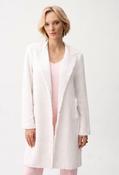 Chic Collarless Blazer Coat - Off White / 16 image
