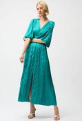 Statement Wrap Dress - Turquoise / XL image