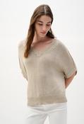 Lurex Sweater Knit - Beige / XS