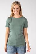 Lenny Short Sleeve Top - Khaki / 18 image