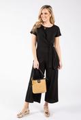 Side Knot Jumpsuit - Black / M image