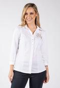 Velta Button Detail Shirt - White / 18 image