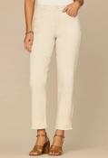 "Ab"solution® Slim Straight Leg Pants - Beige / 16 image