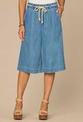 "Ab"leisure Skyrise Relaxed Bermuda Shorts - Light Denim / S image