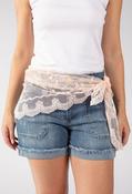 Floral Lace Scarf - Pink / F/S