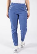 Relaxed Fit Pull On Trousers - Blue / 16