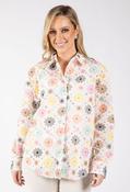 Floral Embroidery Blouse - White Mix / F/S image